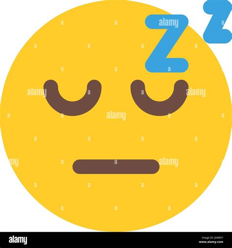 Sleeping Emoji Stock Vector Image And Art Alamy
