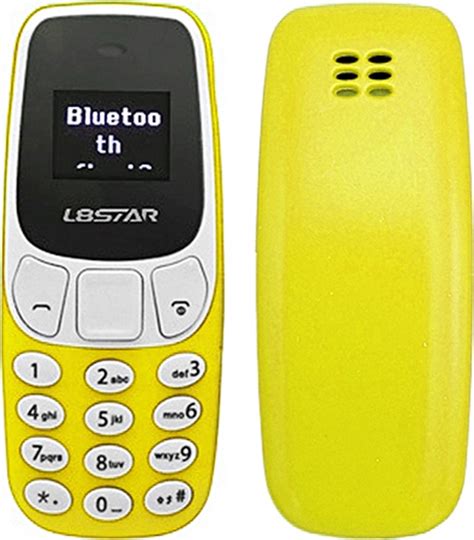 L8star Bm10 Mini Dual Sim Κινητό με Κουμπιά Κίτρινο Skroutzgr