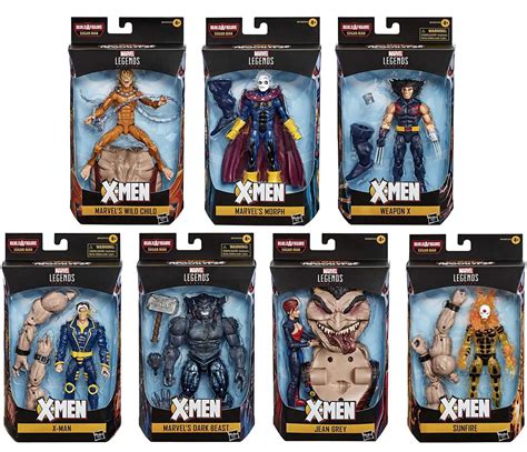 Marvel Legends X Men Inch Action Figure Baf Chod Set Of Build A