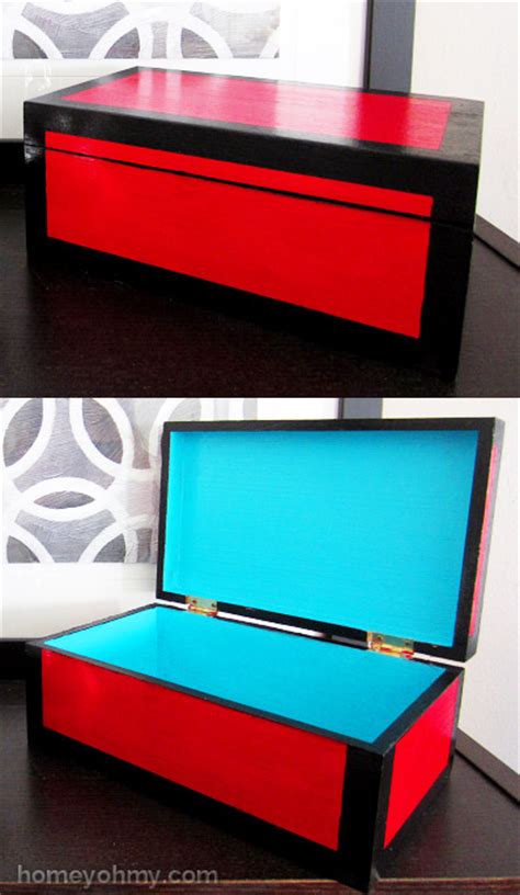 Diy Lacquered Box Homey Oh My