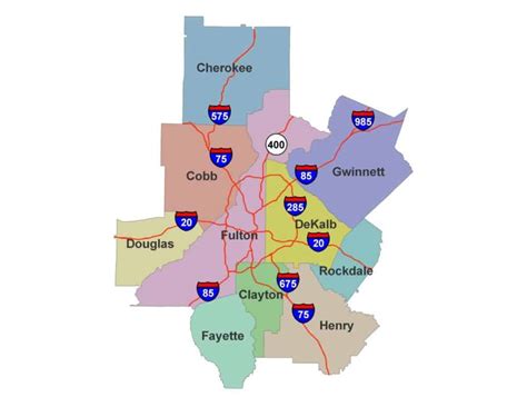 Metro Atlanta Region Turning Bluer Including Gwinnett Cobb And Henry