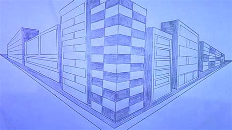 How To Draw A Town In Two Point Perspectivestep By Stepvery Easy
