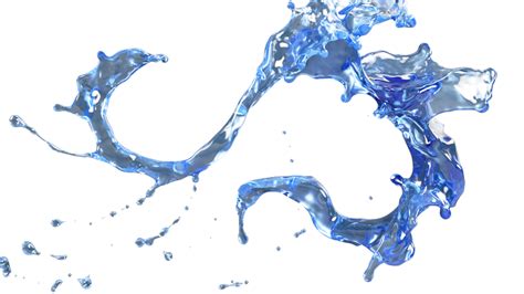 3d Liquid Splash Spray Blue Water Drops Liquid Splash Sprinkle Png