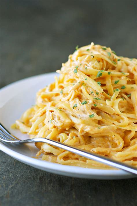 Slow Cooker Cheesy Buffalo Chicken Pasta Slow Cooker Gourmet