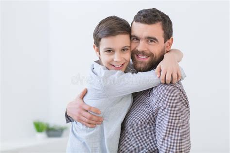 757 Cheerful Dad Kid Hugging Lovely Stock Photos Free And Royalty Free