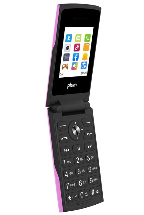 Buy Plum Flipper 4g Volte Unlocked Flip Phone 2022 Model Includes Sim