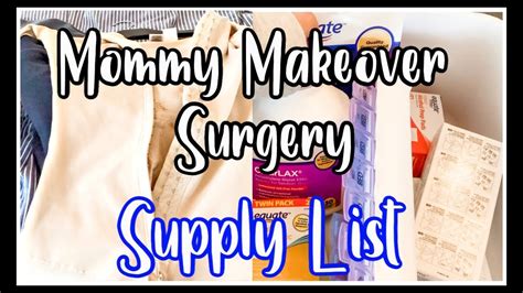 Mommy Makeover Surgery Supply List What I Used During My Tummy Tuck