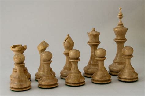Hand Turned Wooden Chess Set By Bobosturnings On Etsy