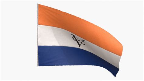 3d model dutch east indies company flag 1602 1798 vr ar low poly rigged animated cgtrader