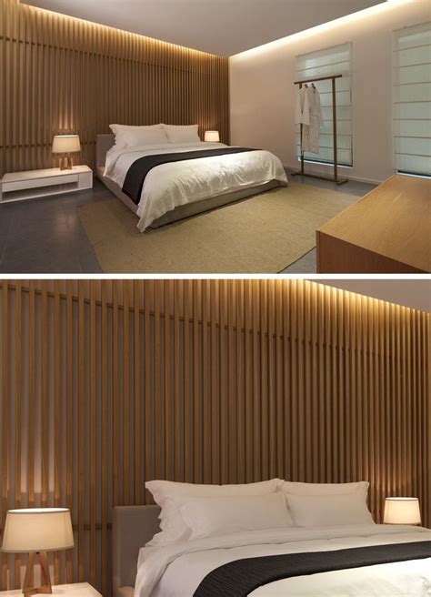 Bedroom Wall Design Idea - Create A Wood Slat Accent Wall ...