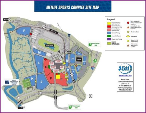 Metlife Stadium Parking Lot Map Map Resume Examples