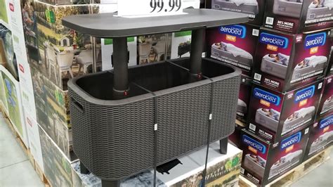Costco Keter Bevy Bar Table And Cooler Combo 99 Youtube