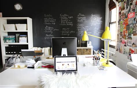 Chalkboard Accent Wall Contemporary Denlibraryoffice The Every Girl