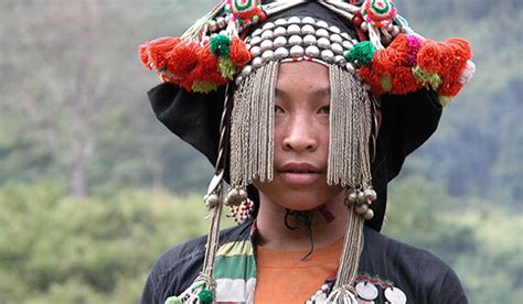 the akha hill tribe laotian haute couture heritage line