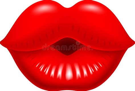 cartoon female red lips isolated on white background stock vector illustration of glamorous
