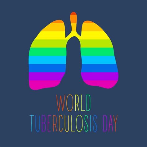 World Tuberculosis Day Human Lungs Medical Flat Illustration Health