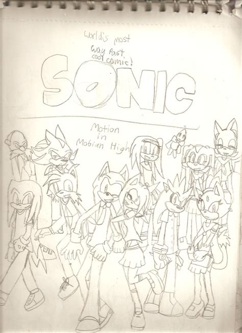 Sonic High Schoolcover By Popcornsui On Deviantart