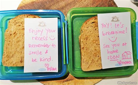 Bite Sized Parenting Ideas For Lunchbox Notes Little Day Out