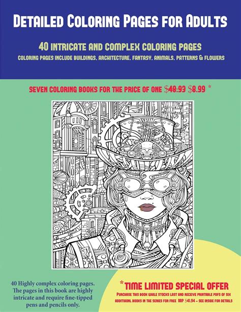 Fine Detailed Coloring Pages