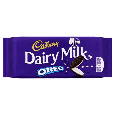 Add cocoa and milk powder and fold the ingredients in while stirring. Cadbury Dairy Milk with Oreo Chocolate Bar 120g | Single ...