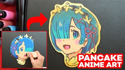 Amazing Anime Pancake Art Youtube