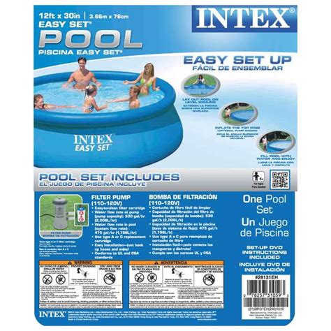 Intex 12 X 30 Easy Set Swimming Pool And Filter Pump 28131eh