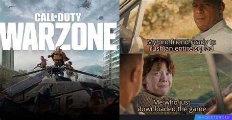 The resulting memes are riotously funny, and we've put together the cream of the crop just for you. 10 Hilarious Call Of Duty: Warzone Memes - GameNGadgets