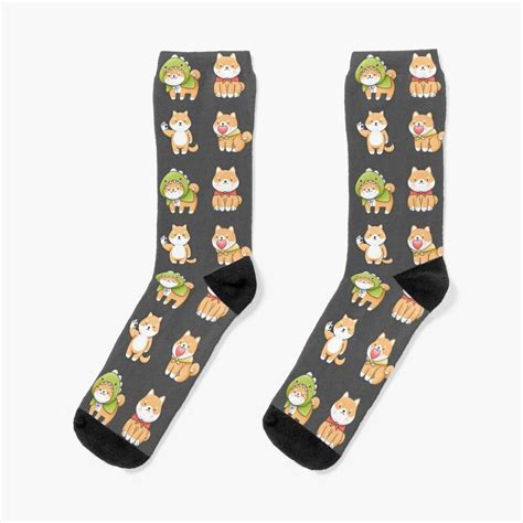 Shiba Inu Doge Meme Dog Set Socks By Groovygiraffeco In 2021 Shiba