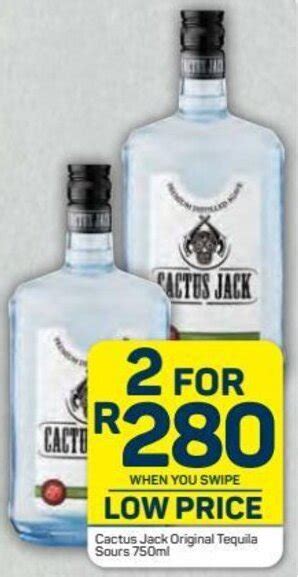 Cactus Jack Original Tequila Sours 2 X 750ml Offer At Pick N Pay