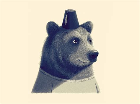 Bear In A Hat By Josh Holtsclaw On Dribbble