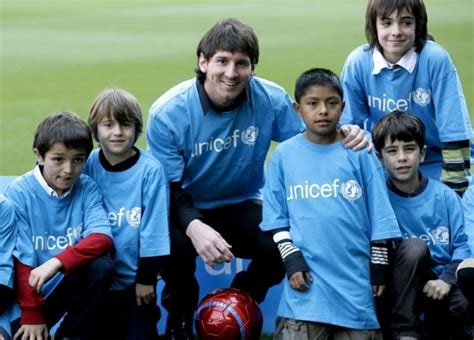 Messi Goodwill Ambassador Of Unicef Lionel Messi Messi Unicef