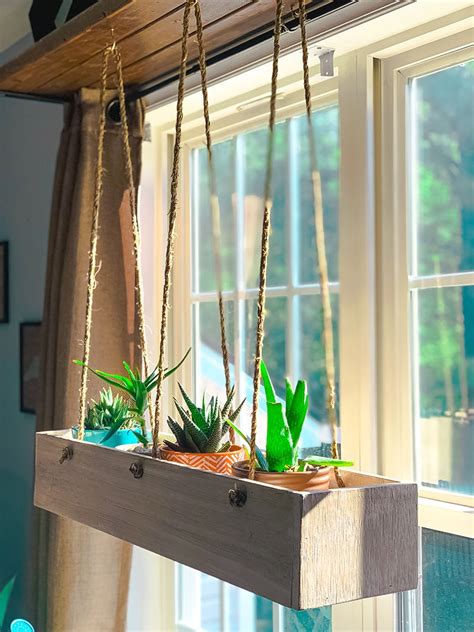 Diy Indoor Hanging Planter Box Made From Scrapwood