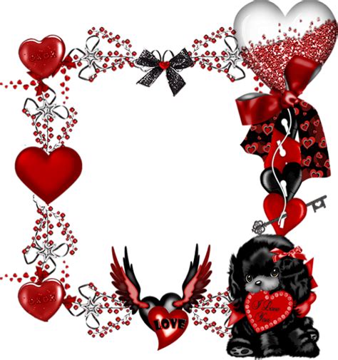 ♥ Cadre St Valentin Png Cluster Valentine Frame Png ♥