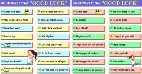 50 Ways To Say Good Luck In Writing And Speaking Good Luck