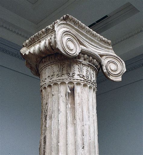 Ionic Column Erechtheum British Museum Ionic Order Inspiration