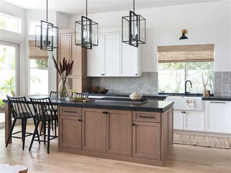 Mixed Wood Kitchen Cabinets Mixed Wood Cabinets Home Design Ideas