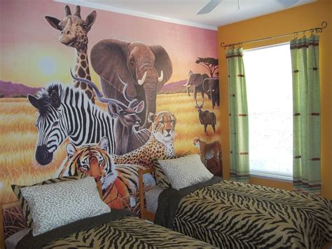 Animal Themed Bedroom Ideas For Adults ~ Jungle Room Animal Theme