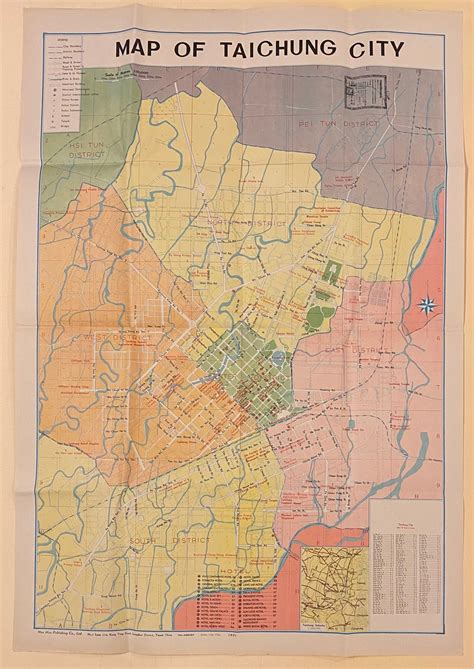 Map Of Taichung City I Jen Chen