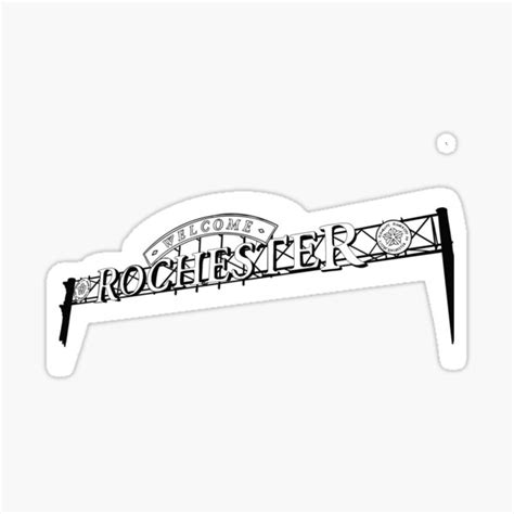 Roc City Sticker For Sale By Mbheartsx Redbubble