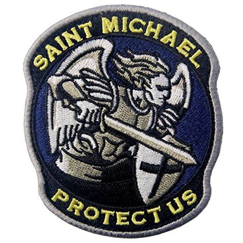 Saint Michael Protect Us Embroidered Modern Military Acu Tactical