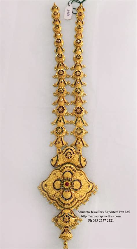 latest gold ranihaar long necklace u set long haram designs samanta jewellers gold