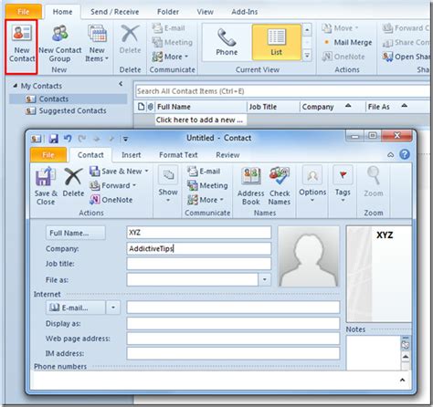 Select home > new group. A User Guide On Outlook 2010 Address Book Contacts