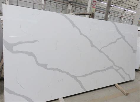 Quartz Stone Slabs Price In China Calacatta White Classic Quartz Slabs
