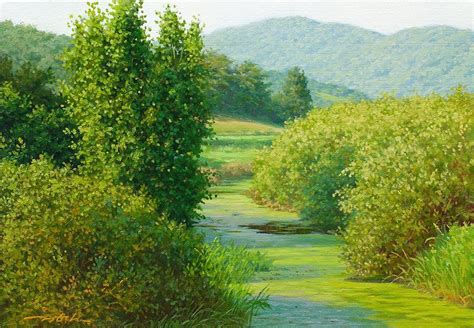 Jung Hwan An~ Landscape Landscape Paintings Landscape Art