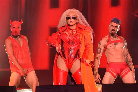 Christina Aguilera Brings Back Leather Chaps For Pride Gig 20 Years After Her Dirrty Video