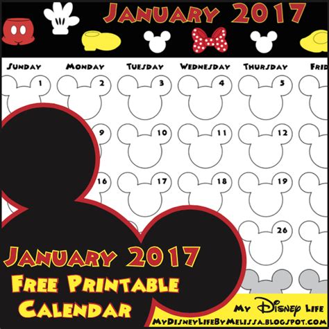 New & exclusive 2020 calendar & diary collection is released in japan today~! My Disney Life: January 2017 Calendar