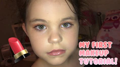 My First Makeup Tutorial 8 Years Old Youtube