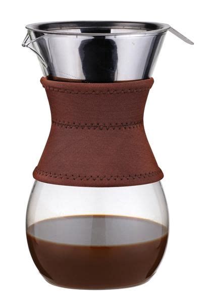 Osaka Pour Over Drip Brewer 6 Cup 27 Oz Glass Carafe With Permanent