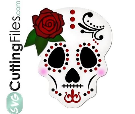 Free transparent sugar skull vectors and icons in svg format. Sugar Skull SVG Cutting File | SVG | Pinterest | Sugar ...