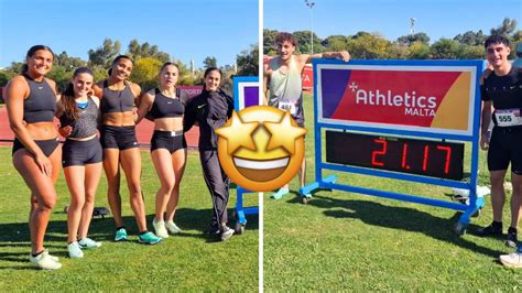 Maltese Female Athletes Set New National Record As They Shine In Track